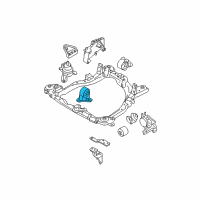 OEM Kia Sportage Front Roll Stopper Bracket Assembly Diagram - 219102E002