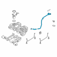 OEM 2015 Ford Edge Filler Pipe Diagram - F2GZ-9034-C
