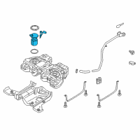 OEM 2019 Ford Edge Fuel Pump Diagram - F2GZ-9H307-H