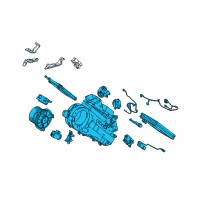 OEM Toyota Evaporator Assembly Diagram - 87030-60080