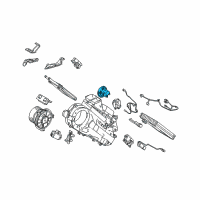 OEM Lexus LX570 Rear Cooling Unit Damper Servo Sub-Assembly, No.2 Diagram - 87106-58030