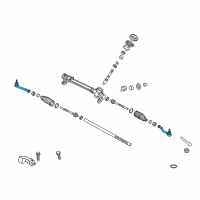 OEM 2017 Kia Optima End Assembly-Tie Rod, RH Diagram - 56825E6090