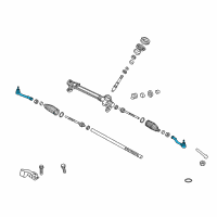 OEM 2019 Hyundai Sonata End Assembly-Tie Rod, LH Diagram - 56820-E6000