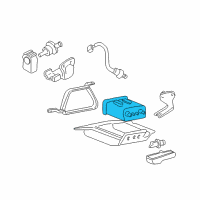 OEM 1999 Hyundai Sonata CANISTER Assembly Diagram - 31420-38100