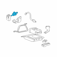 OEM 2002 Hyundai Accent Purge Control Valve Diagram - 28910-22040