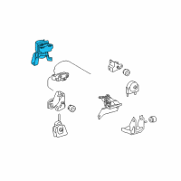 OEM 2011 Toyota Matrix Side Mount Diagram - 12305-0H030