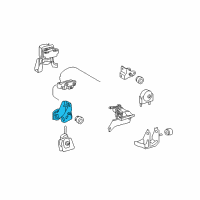 OEM 2012 Toyota Matrix Front Mount Bracket Diagram - 12311-0H150