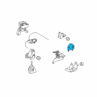 OEM 2012 Toyota Matrix Rear Mount Diagram - 12371-0H090
