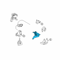 OEM 2011 Toyota Matrix Side Mount Diagram - 12372-0H160