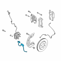 OEM 2016 Ford F-150 Brake Hose Diagram - GL3Z-2078-D