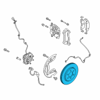 OEM 2020 Lincoln Navigator Rotor Diagram - JL3Z-1125-C