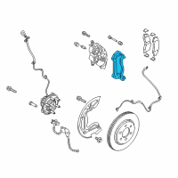 OEM 2017 Ford F-150 Caliper Mount Diagram - CL3Z-2B292-B