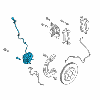 OEM 2018 Ford F-150 Front Hub Diagram - JL3Z-1104-S