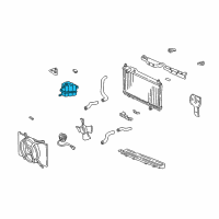 OEM Acura Tank, Expansion Diagram - 19101-PR7-A02