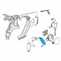 OEM 2021 Hyundai Ioniq Rear Wheel Rear Guard Assembly, Left Diagram - 86821-G2000