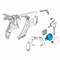 OEM 2017 Hyundai Ioniq Housing Assembly-Fuel Filler Diagram - 69513-G2000