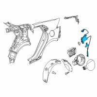 OEM 2018 Hyundai Ioniq Opener Assembly-Fuel Filler Door Diagram - 81590-G7000