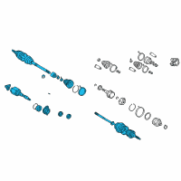 Genuine Toyota Celica Axle Assembly diagram