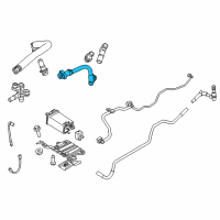 OEM 2018 Lincoln Continental PCV Hose Diagram - AT4Z-6A664-B