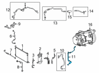 OEM Lexus NX450h+ HOSE SUB-ASSY, DISCH Diagram - 88703-78050