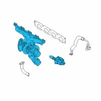 OEM 2017 BMW 740e xDrive Exchange.Exhaust.Turbocharger W.Exhaust Manifold Diagram - 11-65-8-631-891
