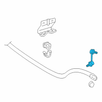 OEM 2001 Lexus LS430 Link Assy, Front Stabilizer Diagram - 48820-50020