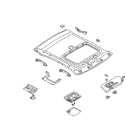 OEM 2001 Nissan Frontier Bulb Diagram - 26282-89900