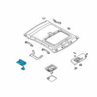 OEM Nissan Maxima Lamp Assembly-Map Diagram - 26430-5Y702