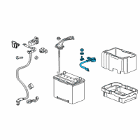 OEM Honda Snsr Assy, Battery Diagram - 32600-TK8-A04