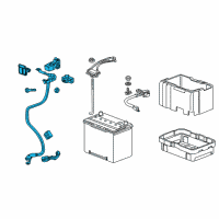 OEM Cable Assembly, Starter Diagram - 32410-TK8-A00