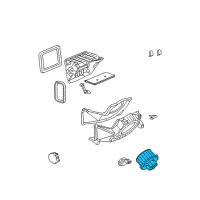 OEM 2011 Cadillac CTS Blower Motor Diagram - 19130001