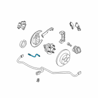 OEM 1997 Buick Regal Hose Asm-Rear Brake Diagram - 22163744