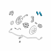 OEM 1998 Buick Regal Brake Pads Diagram - 19428021