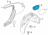 OEM 2022 BMW 840i xDrive Gran Coupe COVER POT Diagram - 51-17-7-454-290