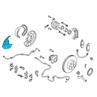 OEM 2021 Nissan Rogue Sport Baffle Plate Diagram - 44151-4BR0A