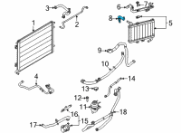 OEM 2021 Ford Mustang Water Inlet Diagram - KR3Z-18472-A