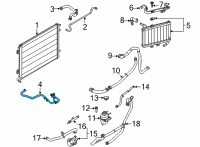 OEM 2021 Ford Mustang Inlet Hose Diagram - KR3Z-8075-A