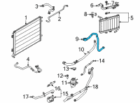 OEM 2022 Ford Mustang Connector Hose Diagram - KR3Z-8A505-B