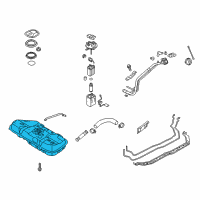 OEM Kia Forte Koup Fuel Tank Assembly Diagram - 311501M600