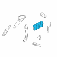 OEM 2017 Toyota Avalon ECM Diagram - 89661-07551