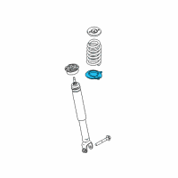 OEM Ford Special Service Police Sedan Lower Seat Diagram - AA8Z-5586-B