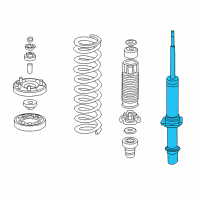 OEM 2004 Honda Accord Shock Absorber Unit, Front Diagram - 51605-SDP-A11