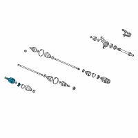 OEM Acura ZDX Joint Set, Inboard (NTN) Diagram - 44310-STX-306