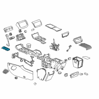 OEM 2013 Chevrolet Traverse Shift Indicator Diagram - 25903489