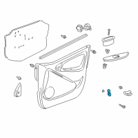 OEM 2005 Toyota Echo Regulator Handle Diagram - 69260-52010-B0