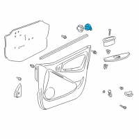 OEM 2001 Toyota Echo Window Switch Diagram - 84820-10100