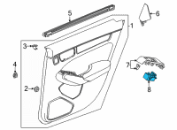 OEM 2022 Honda Civic SW, RR- POWER WINDOW Diagram - 35770-T20-A01