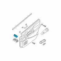 OEM 2005 Nissan Quest Switch Assy-Power Window, Assist Diagram - 25411-ZM70A