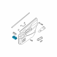 OEM 2008 Nissan Quest Switch Assy-Power Window Main Diagram - 25401-ZM70A