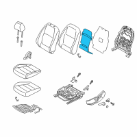 OEM Hyundai Accent Heater-Front Seat Back Diagram - 88390-H9000